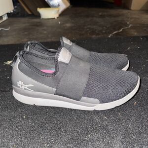 Kuru Ellie Black Purple Slip On Mesh Comfort Shoes Womans Size 11